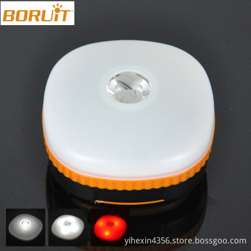 White/Red Lighting Portable LED Camping Light with Handle